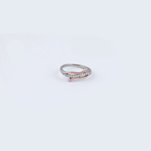 Waved Diamond Ring