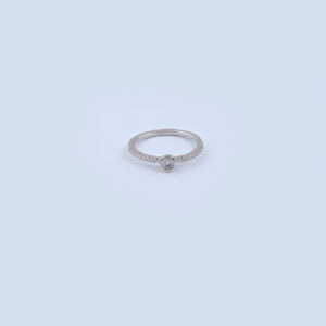 Minimal One Stone Ring